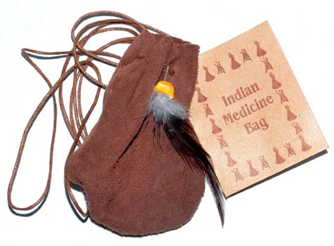 3" Medicine Dream bag Brown (image for) 3" Medicine Dream bag Brown